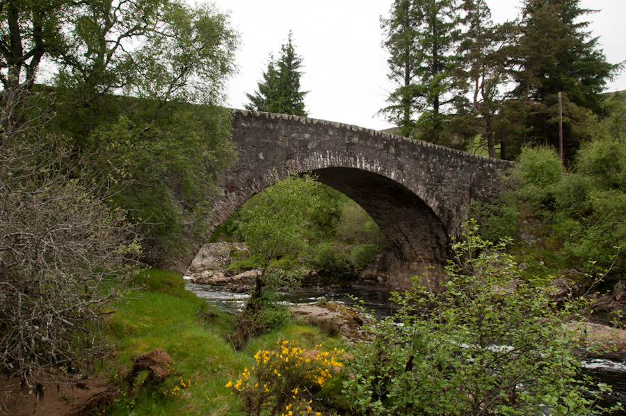 Kildonan Bridge over River Helmsdale